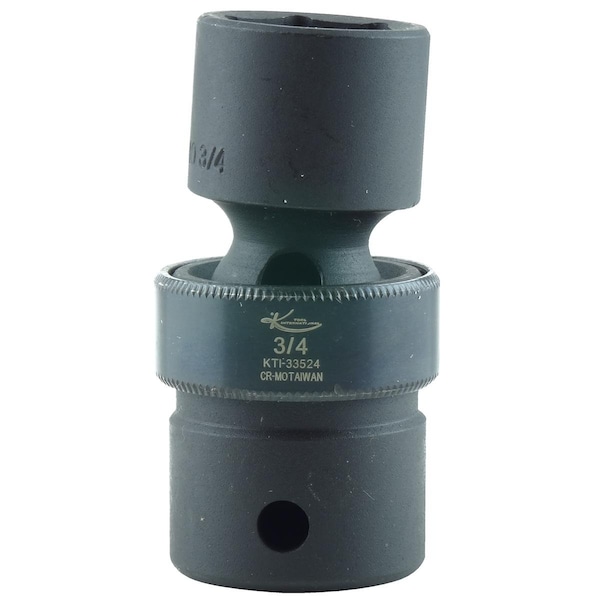 K-Tool International 1/2" Drive, 3/4" Size, SAE Socket, 6 Points, Swivel 6 pt., 1/2"Drve, 3/4 KTI-33524 - main